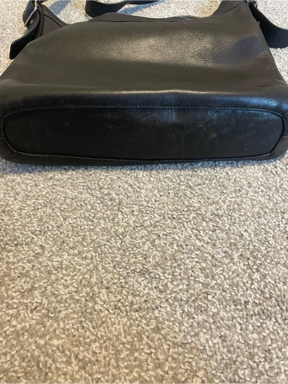 Vintage Black Leather Coach Legacy Bag